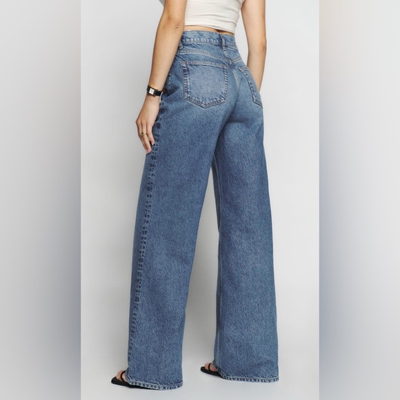 Reformation Cary High Rise Slouchy wide leg jean - Picture 4 of 14